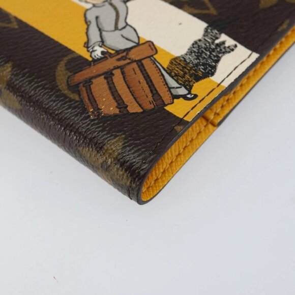 LOUIS VUITTON Groom Pageboy Agenda PM Day Planner Cover Jaune R20019 Auth BA8364 - Picture 8 of 16